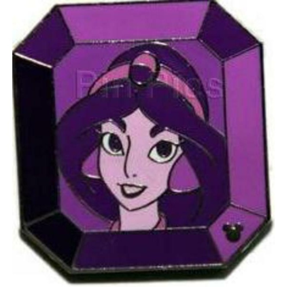 Disney Pin Princess Gems Jasmine Aladdin Movie‎ Animation Film Movie 61175